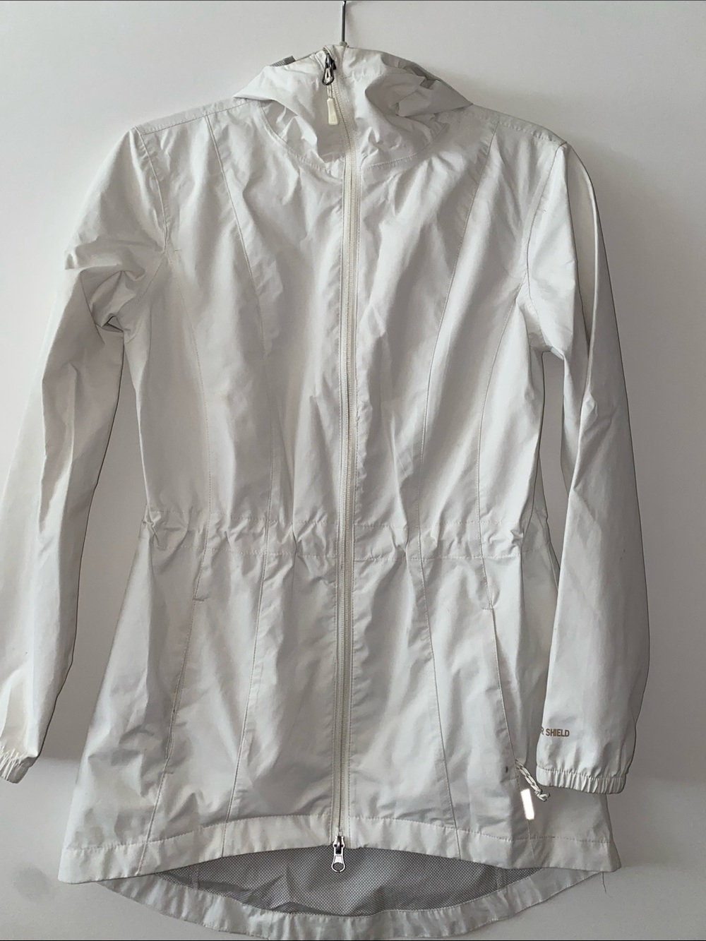 Avalanche White Women's Hooded Trench Coat